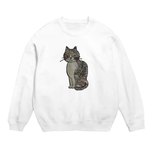 いつもご機嫌♡ハチワレちゃん Crew Neck Sweatshirt