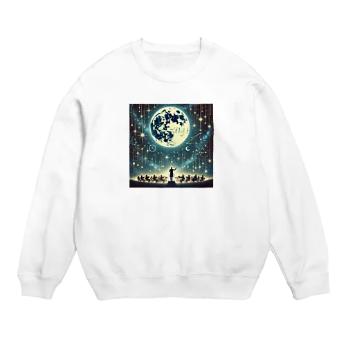 Harmony of the Starry Sky - 星空の調和 Crew Neck Sweatshirt