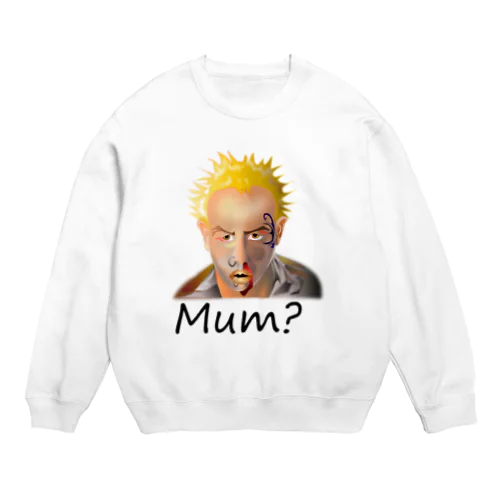 Mum?(black) Crew Neck Sweatshirt