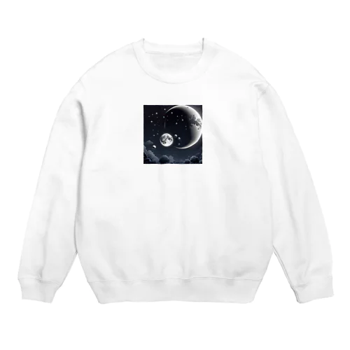 星とシャボン玉 Crew Neck Sweatshirt