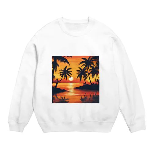 Nancy,sHawaii Crew Neck Sweatshirt