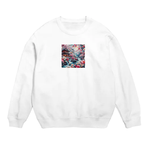 桃源郷 Crew Neck Sweatshirt