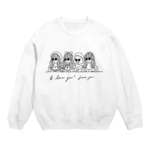 スウェット(薄い色) Crew Neck Sweatshirt