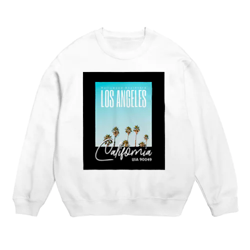 青空ハリウッドブルーバードUSA Crew Neck Sweatshirt