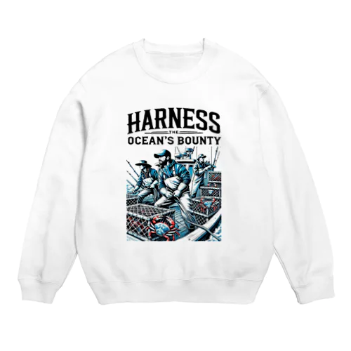 HARNESS THE OCEAN'S BOUNTY スウェット