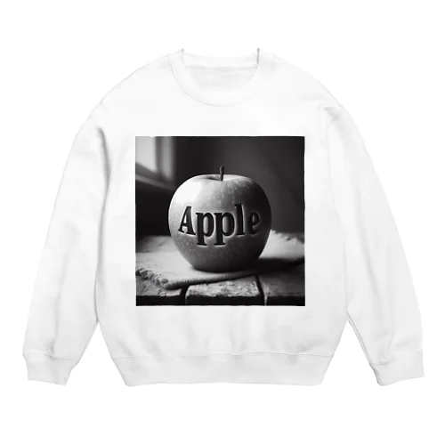 モノトーンAppleグッズ Crew Neck Sweatshirt