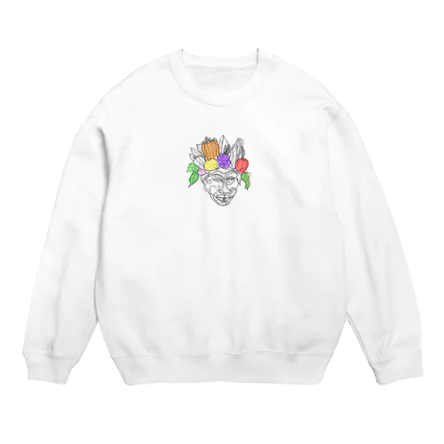 Arcimboldo風 Crew Neck Sweatshirt