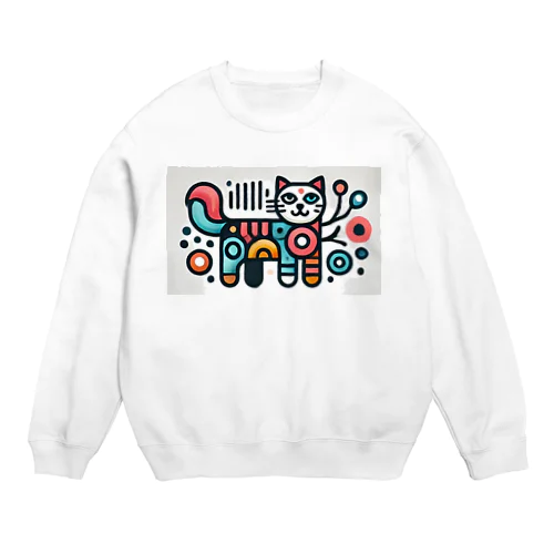 キャットくん Crew Neck Sweatshirt