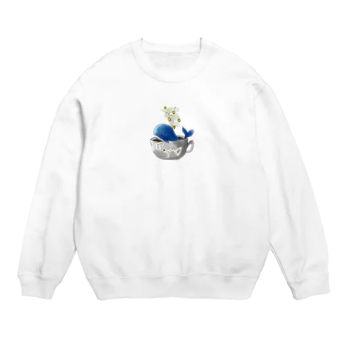 くじらのみるゆめ Crew Neck Sweatshirt