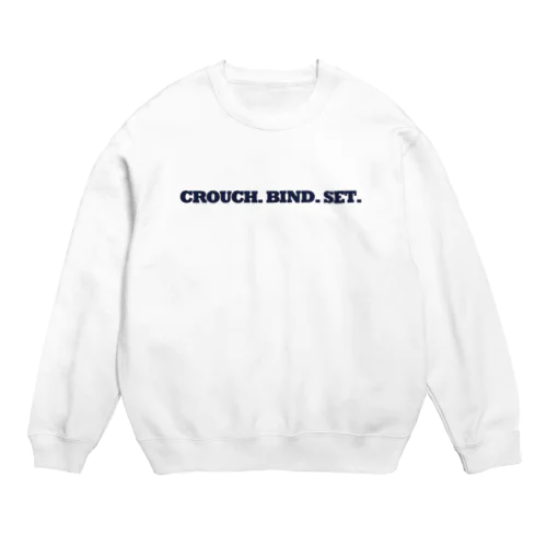 CROUCH.BIND.SET.  ラグビー  Crew Neck Sweatshirt