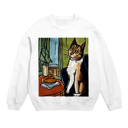 それでは姿勢を正して、いただきます！ Crew Neck Sweatshirt