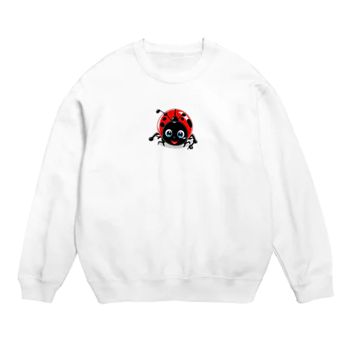 散歩するてんとう虫 Crew Neck Sweatshirt