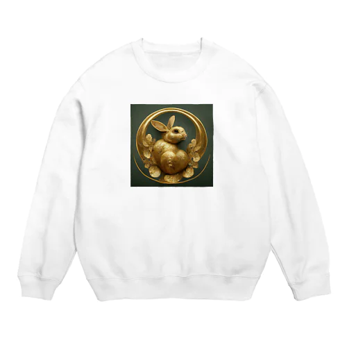 金色のうさぎ Crew Neck Sweatshirt