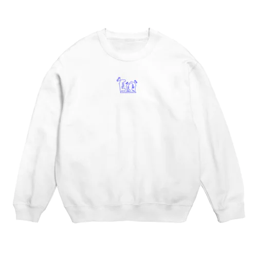 ゼンマイ仕掛けのしなびたバナナ Crew Neck Sweatshirt