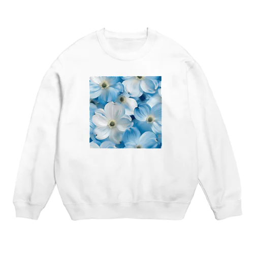 可愛らしい小さな花 Crew Neck Sweatshirt