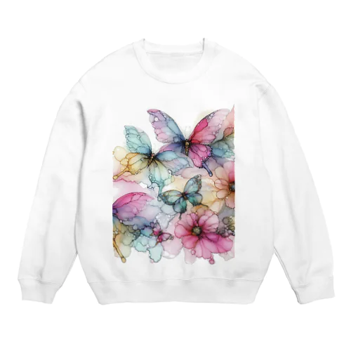 バタフライ🦋3 Crew Neck Sweatshirt