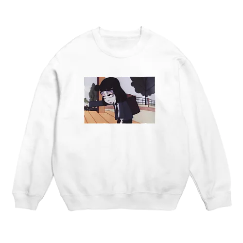 なきちゃ Crew Neck Sweatshirt