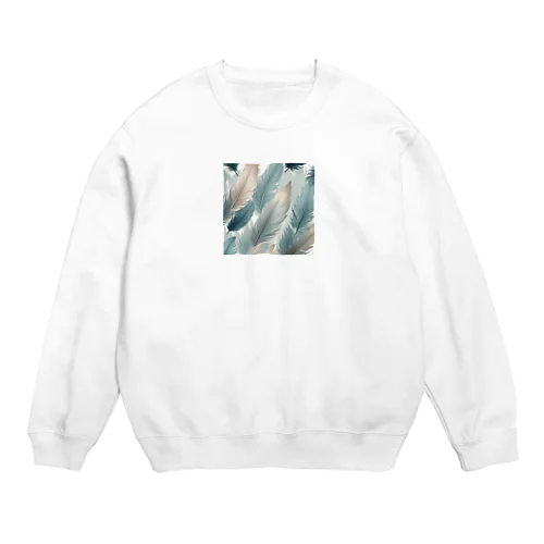 美しい羽のイラスト Crew Neck Sweatshirt