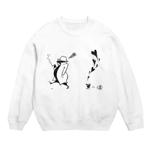 刷り込んじゃった！！ Crew Neck Sweatshirt