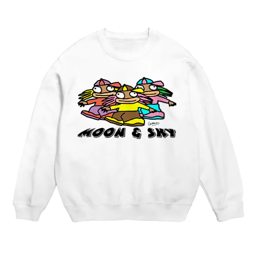 ムンスカ三兄弟シリーズ Crew Neck Sweatshirt