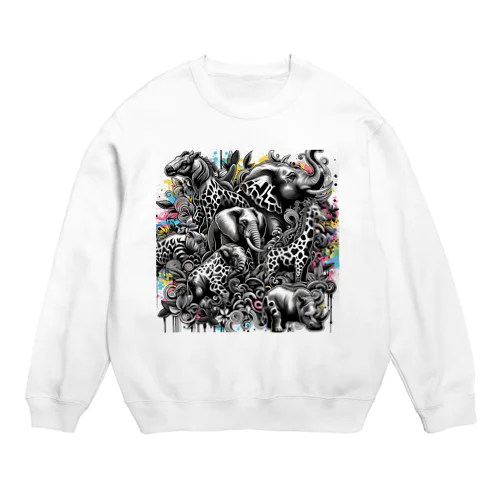 動物園 Crew Neck Sweatshirt