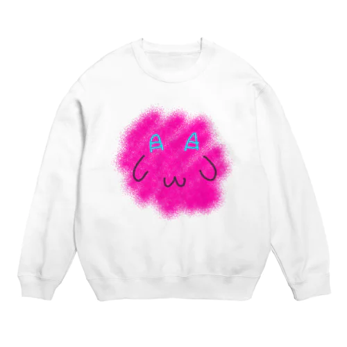 ヤギ(ピンク) Crew Neck Sweatshirt