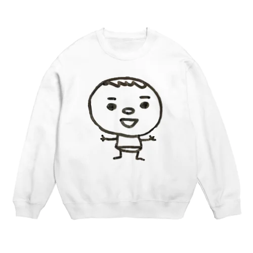 僕の名前はかきまん Crew Neck Sweatshirt