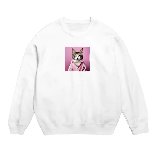 おしゃれきゃっと Crew Neck Sweatshirt