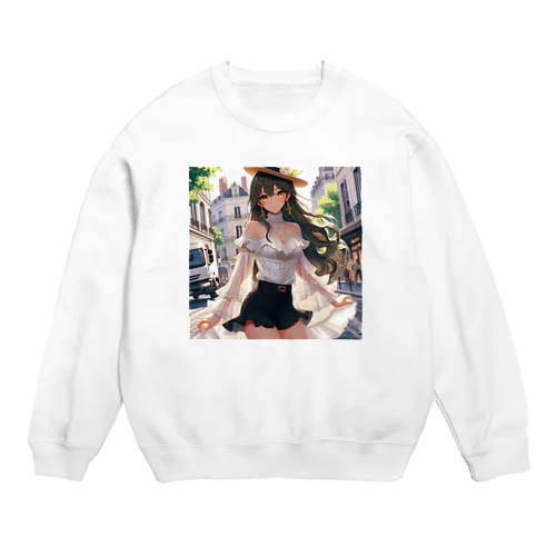 お洒落コーデ！？ Crew Neck Sweatshirt