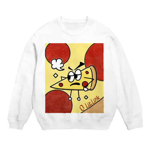 やれやれピザくん Crew Neck Sweatshirt