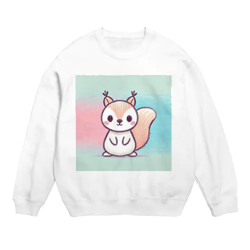 リスちゃんグッズ Crew Neck Sweatshirt