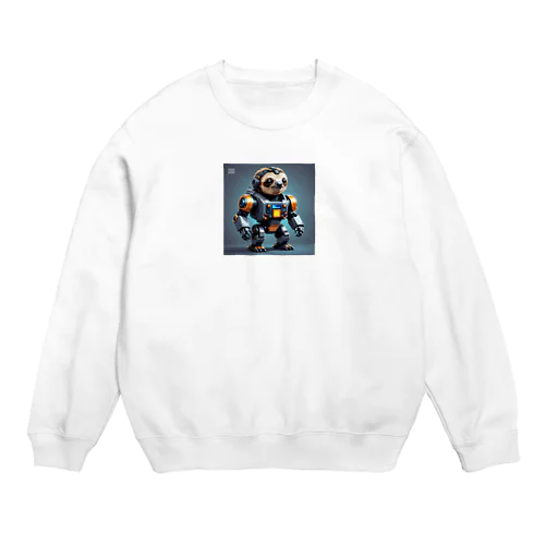 ロボットナマケモノ Crew Neck Sweatshirt