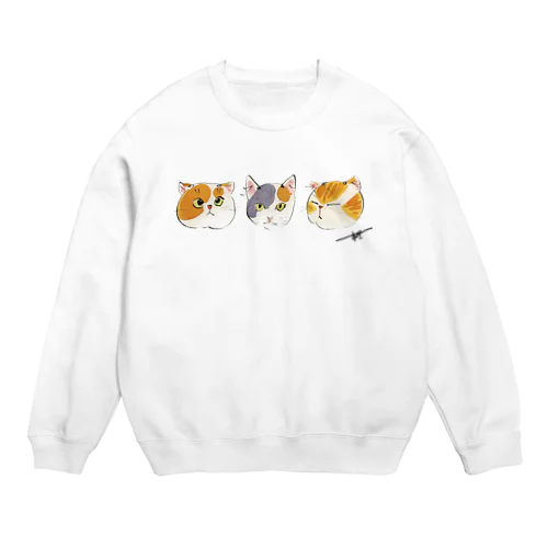 にゃんトリオ1 Crew Neck Sweatshirt