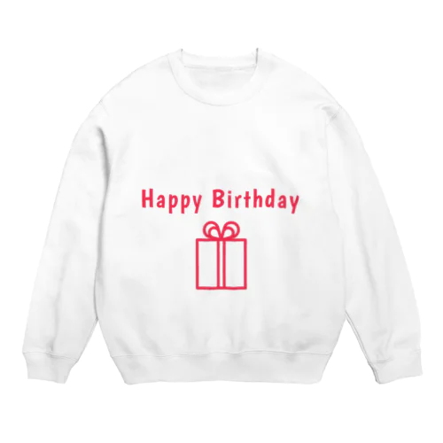 Happy Birthday  Crew Neck Sweatshirt