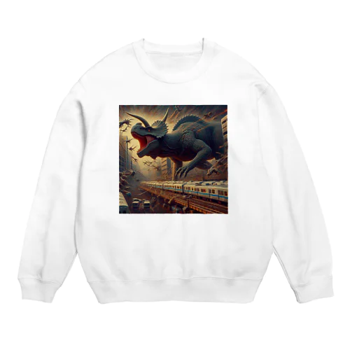 恐竜にはなれなかった Crew Neck Sweatshirt