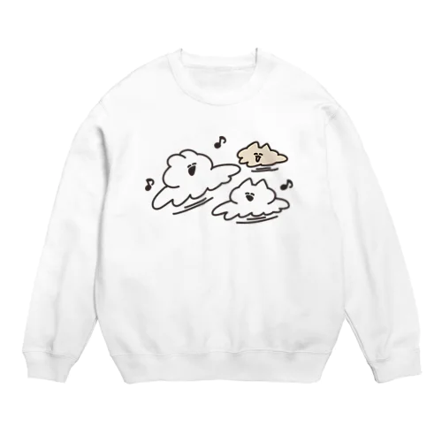 たのしみうさちゃんファミリー Crew Neck Sweatshirt