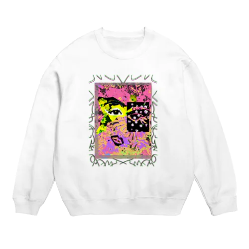 NEOnPINK_I_ Crew Neck Sweatshirt