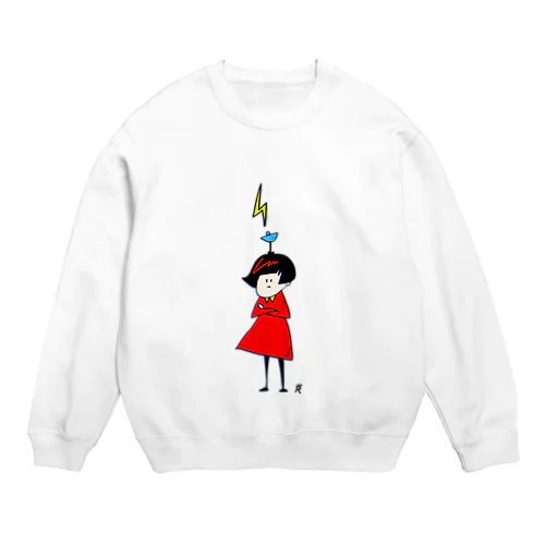 アンテナ少女 Crew Neck Sweatshirt