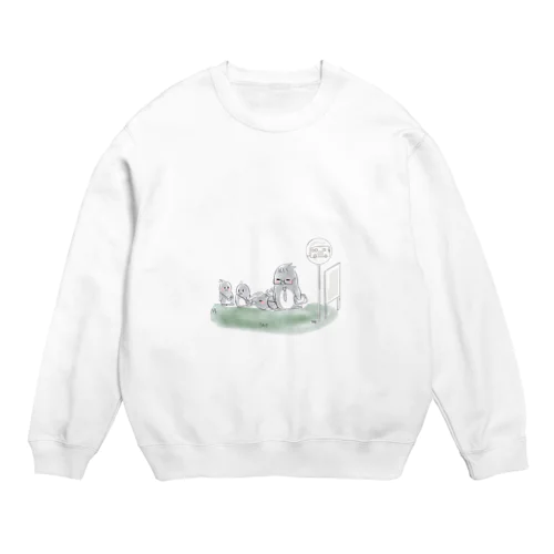 つうきんペンギン Crew Neck Sweatshirt