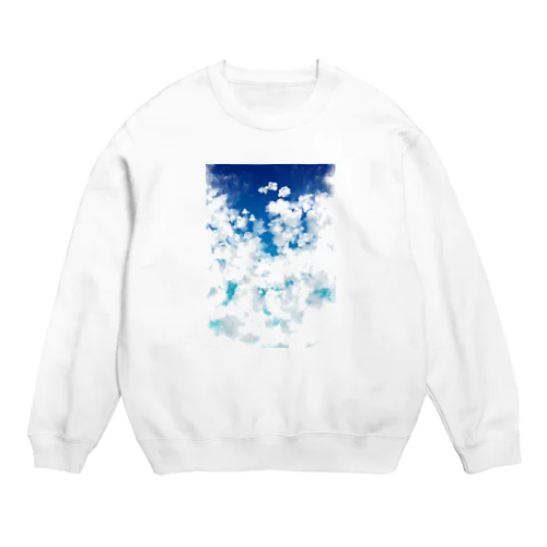 心落ち着く空 Crew Neck Sweatshirt