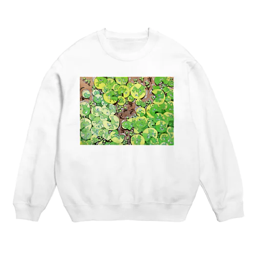 水草の絵 Crew Neck Sweatshirt