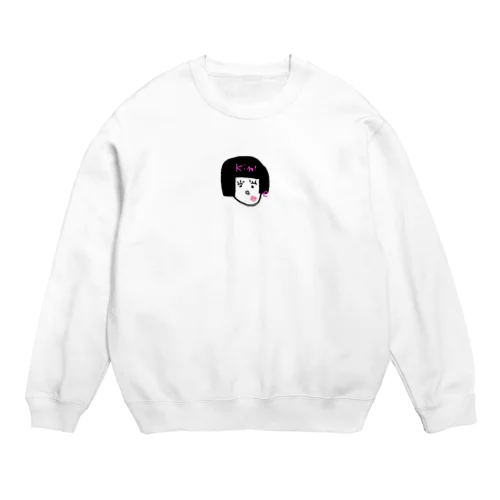 オカッパキミートレーナー Crew Neck Sweatshirt