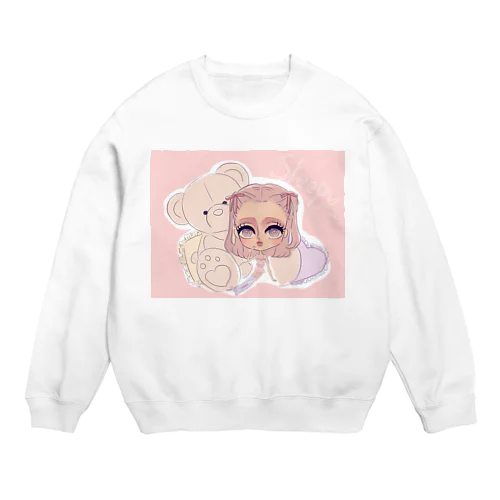 sleepy girl Crew Neck Sweatshirt