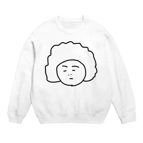 ぼんじん（モノクロ） Crew Neck Sweatshirt