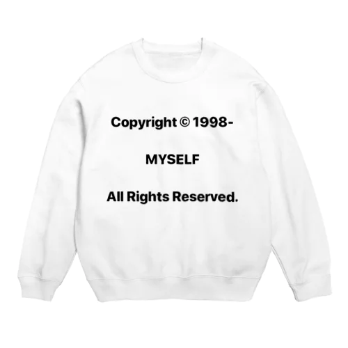 ©︎自分。(1998年生まれ) Crew Neck Sweatshirt