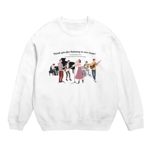 love music Crew Neck Sweatshirt