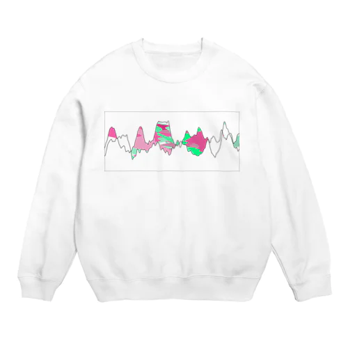 Dancing Wave Crew Neck Sweatshirt