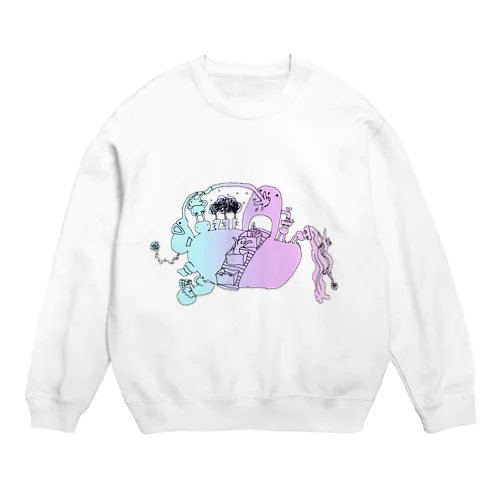 むにゃむにゃ Crew Neck Sweatshirt