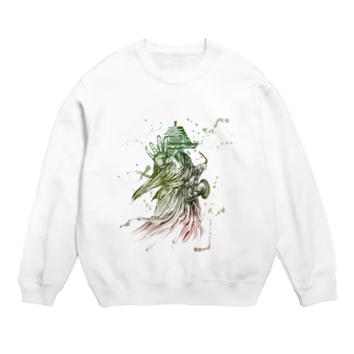 サックス侍「見得 -color-」series Crew Neck Sweatshirt