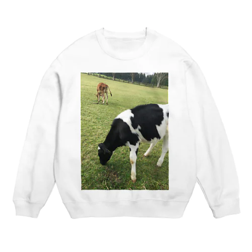 もぐもぐ。 Crew Neck Sweatshirt